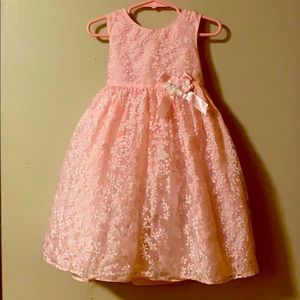 Pink toddler girl dress